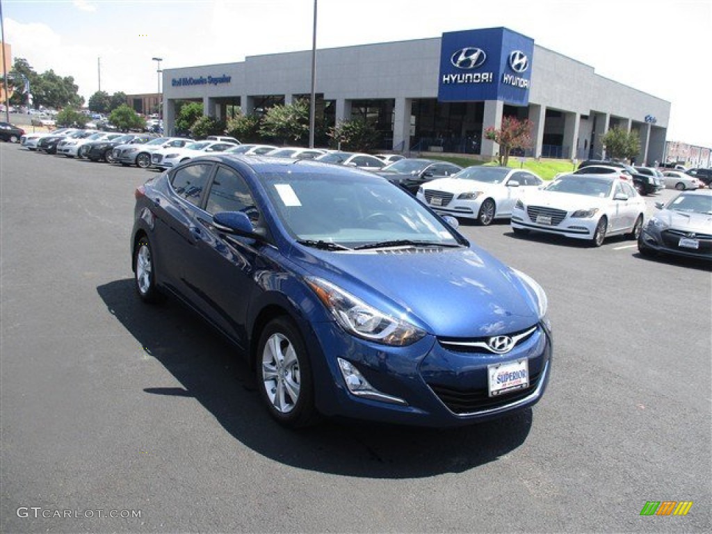 2016 Elantra Value Edition - Blue / Black photo #1