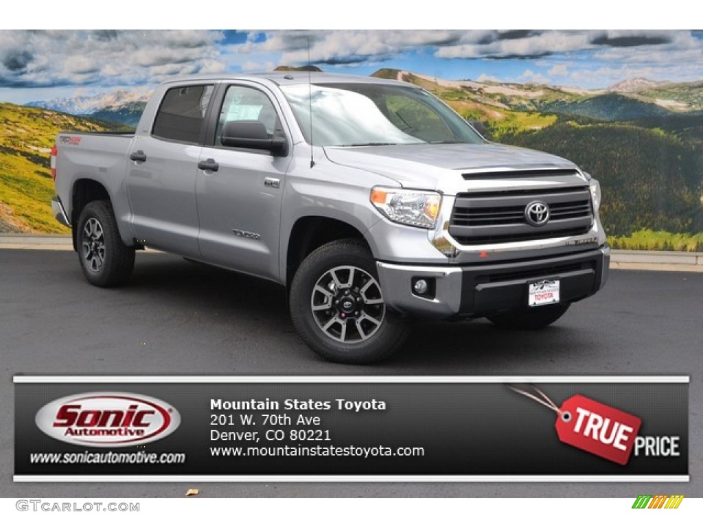 2015 Tundra SR5 CrewMax 4x4 - Silver Sky Metallic / Graphite photo #1