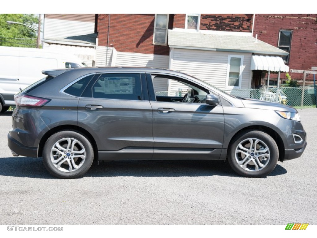 Magnetic Metallic 2015 Ford Edge Titanium AWD Exterior Photo #106127370