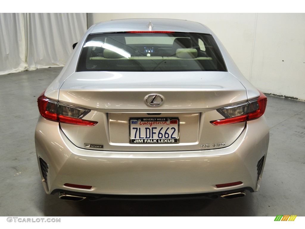 2015 RC 350 F Sport - Silver Lining Metallic / Stratus Gray photo #7