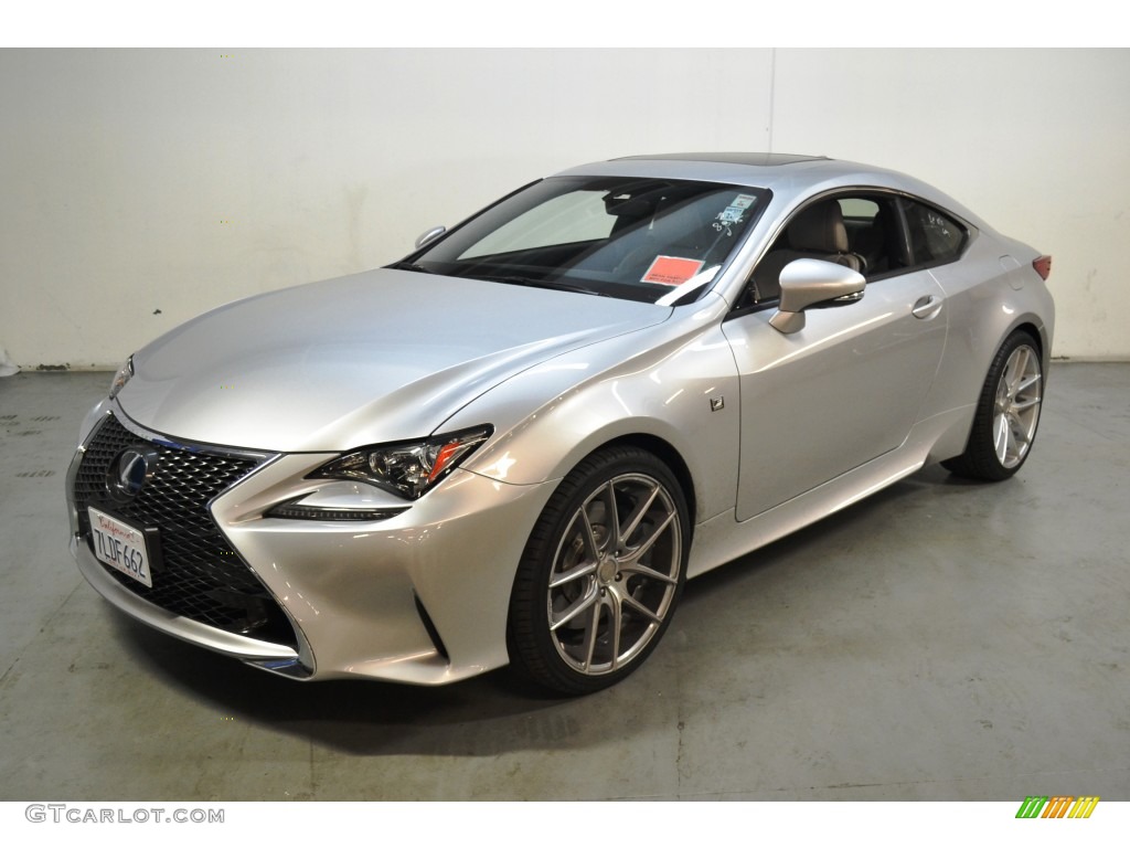 Silver Lining Metallic 2015 Lexus RC 350 F Sport Exterior Photo #106127509