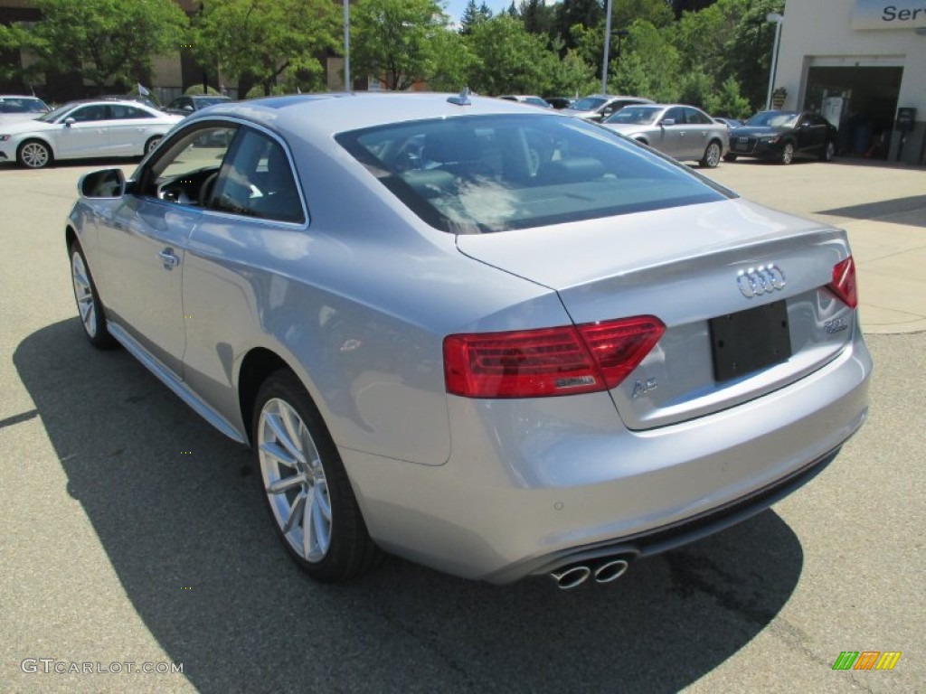 2016 A5 Premium Plus quattro Coupe - Florett Silver Metallic / Black photo #4