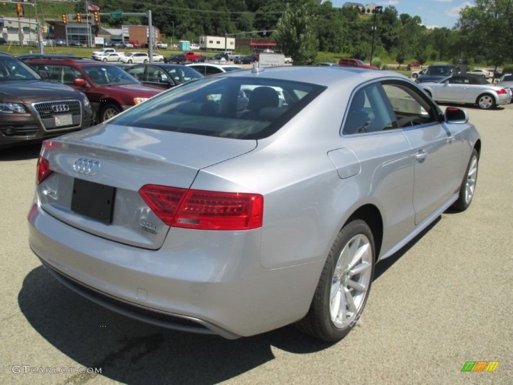 2016 A5 Premium Plus quattro Coupe - Florett Silver Metallic / Black photo #8