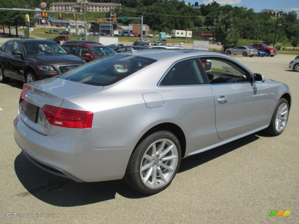 2016 A5 Premium Plus quattro Coupe - Florett Silver Metallic / Black photo #9