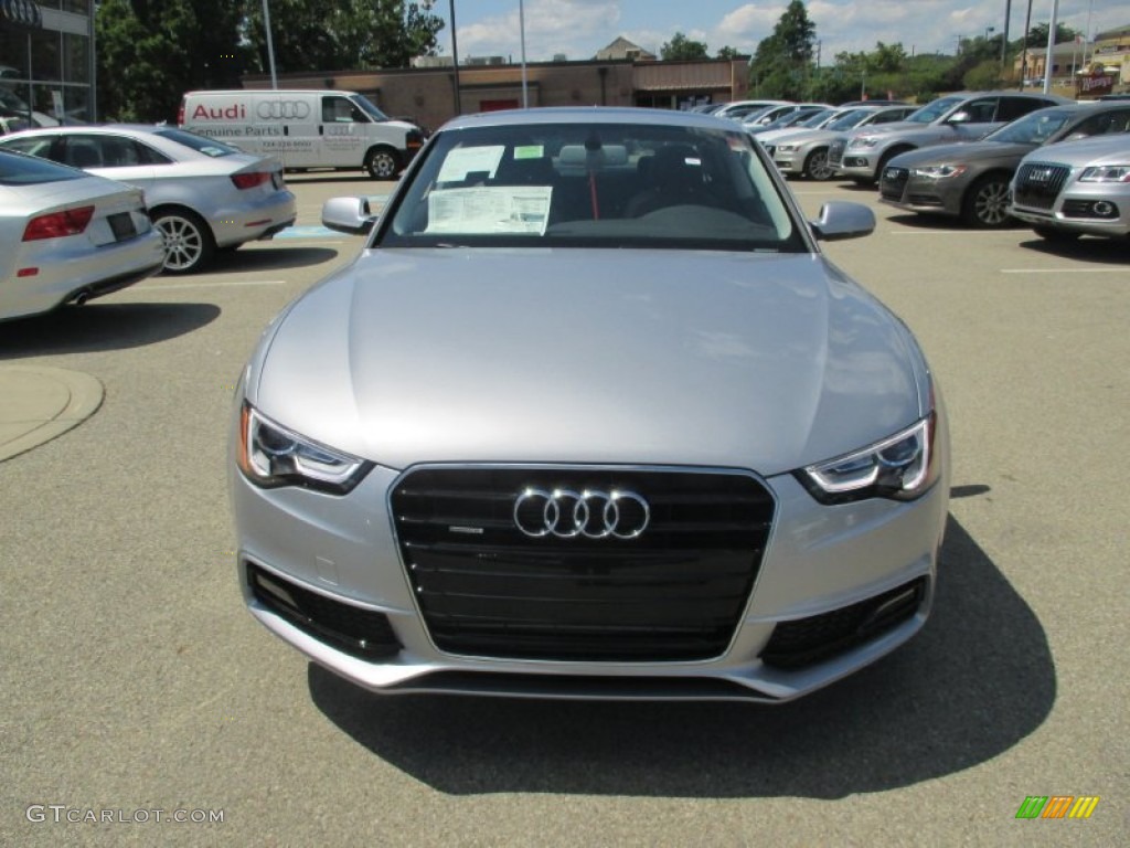 2016 A5 Premium Plus quattro Coupe - Florett Silver Metallic / Black photo #12