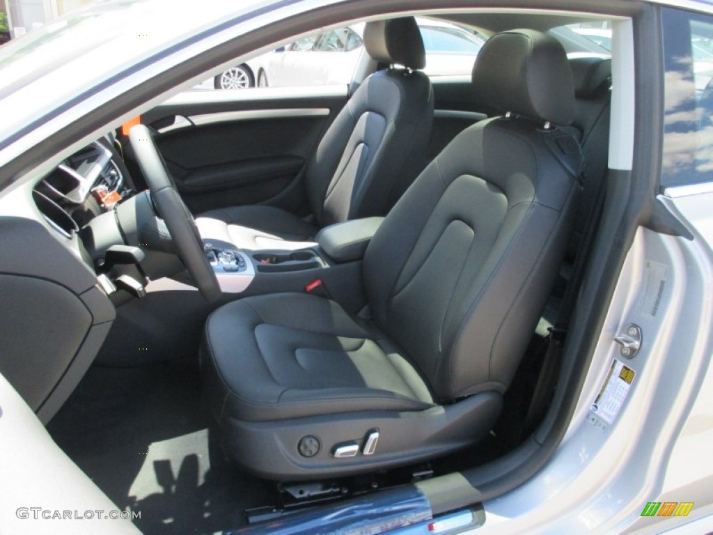 Black Interior 2016 Audi A5 Premium Plus quattro Coupe Photo #106128895