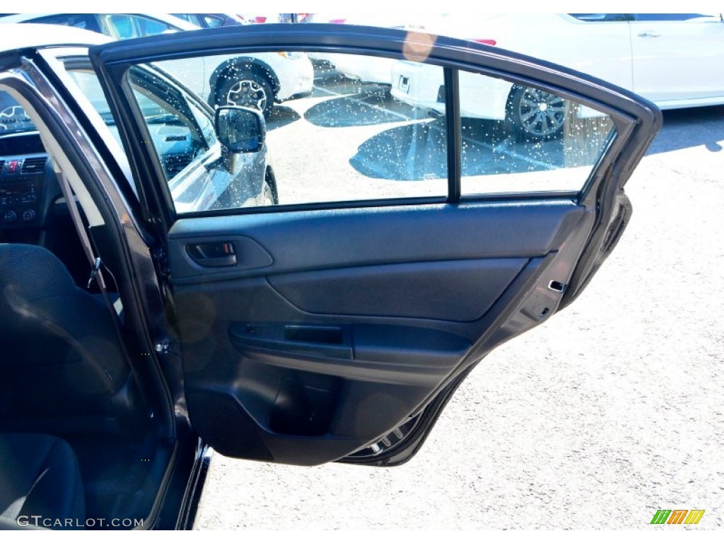 2012 Impreza 2.0i 4 Door - WRX Plasma Blue / Black photo #14