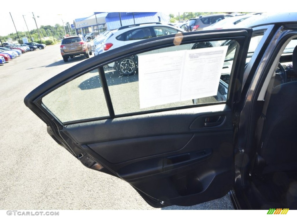 2012 Impreza 2.0i 4 Door - WRX Plasma Blue / Black photo #16