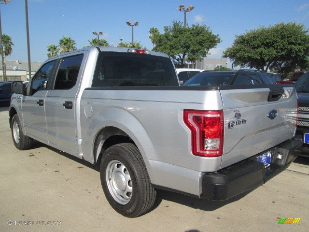 2015 F150 XL SuperCrew - Ingot Silver Metallic / Medium Earth Gray photo #25