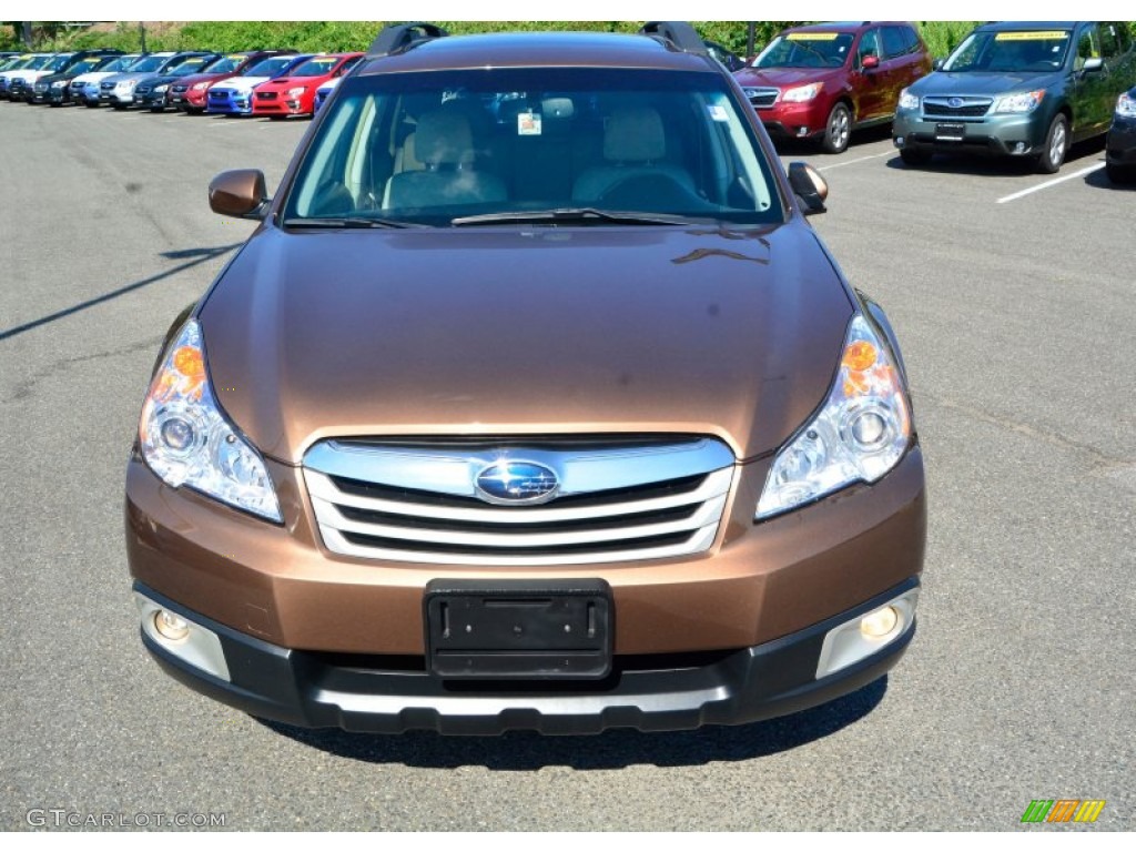 2012 Outback 2.5i Premium - Caramel Bronze Pearl / Warm Ivory photo #2
