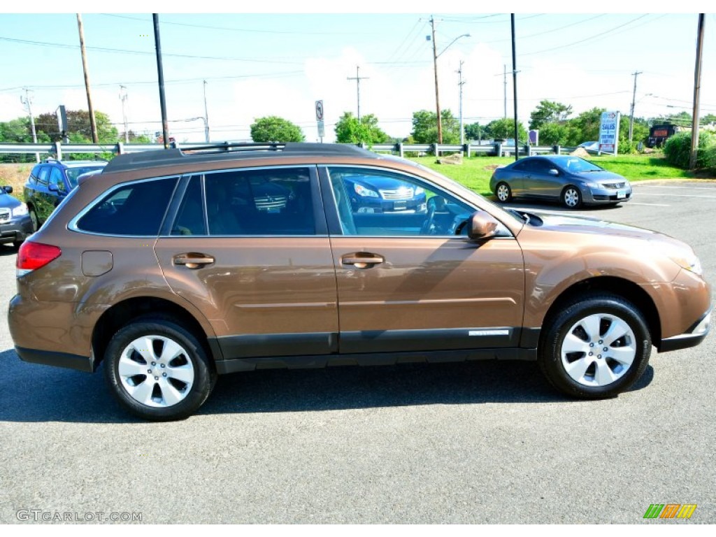 2012 Outback 2.5i Premium - Caramel Bronze Pearl / Warm Ivory photo #4