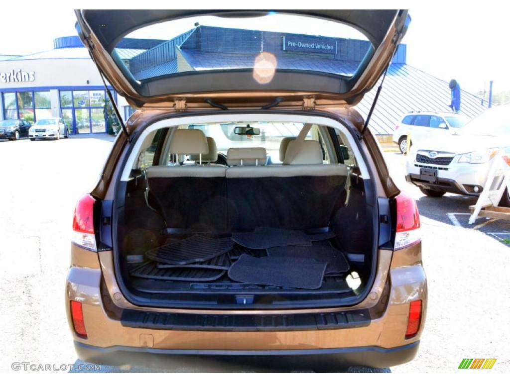 2012 Outback 2.5i Premium - Caramel Bronze Pearl / Warm Ivory photo #8