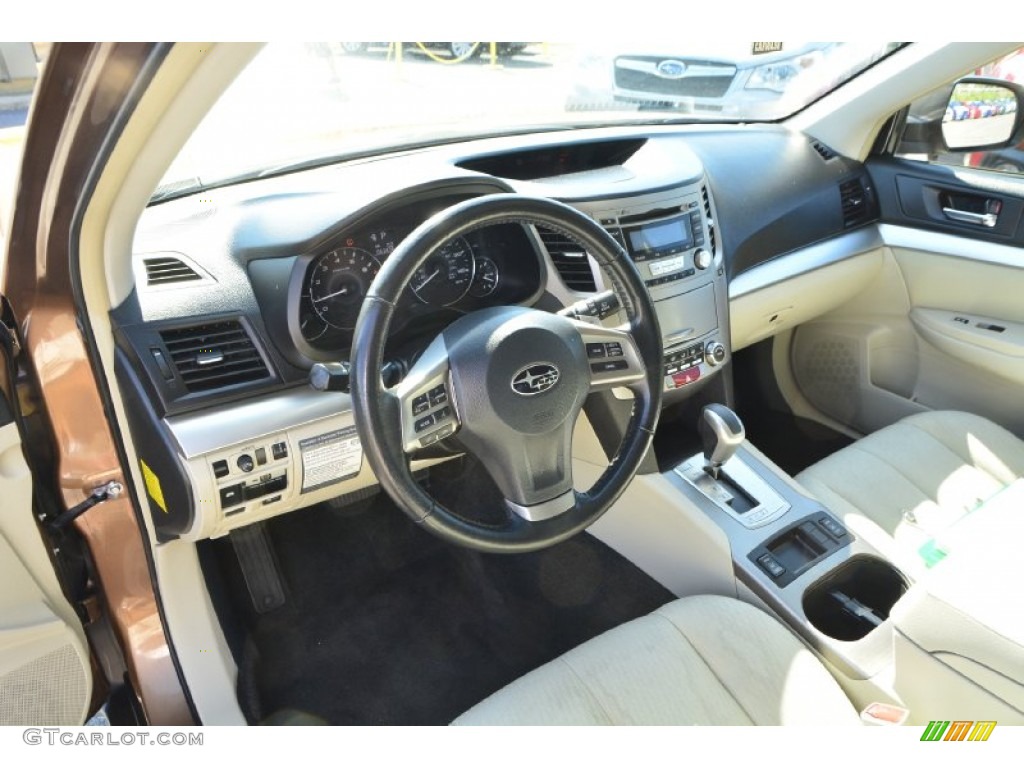 2012 Outback 2.5i Premium - Caramel Bronze Pearl / Warm Ivory photo #9