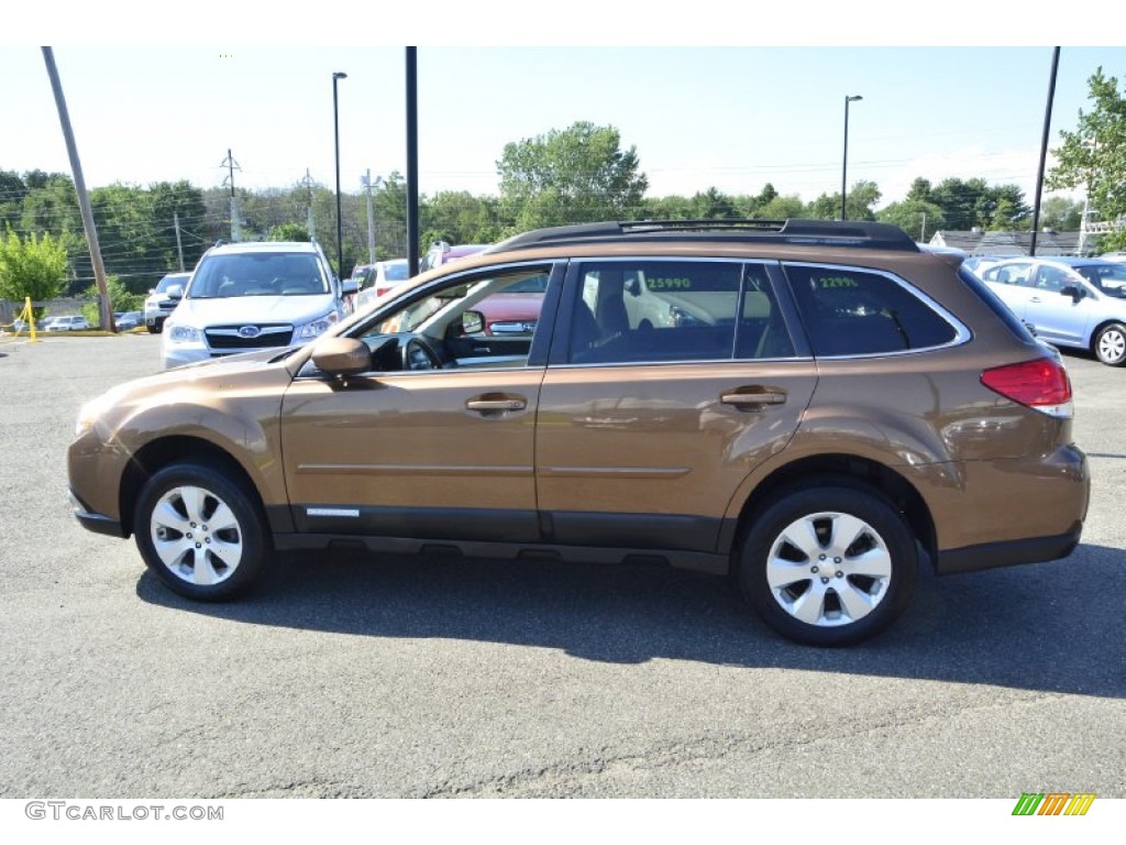 2012 Outback 2.5i Premium - Caramel Bronze Pearl / Warm Ivory photo #11