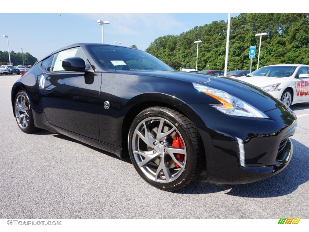 Magnetic Black 2016 Nissan 370Z Sport Coupe Exterior Photo #106132645