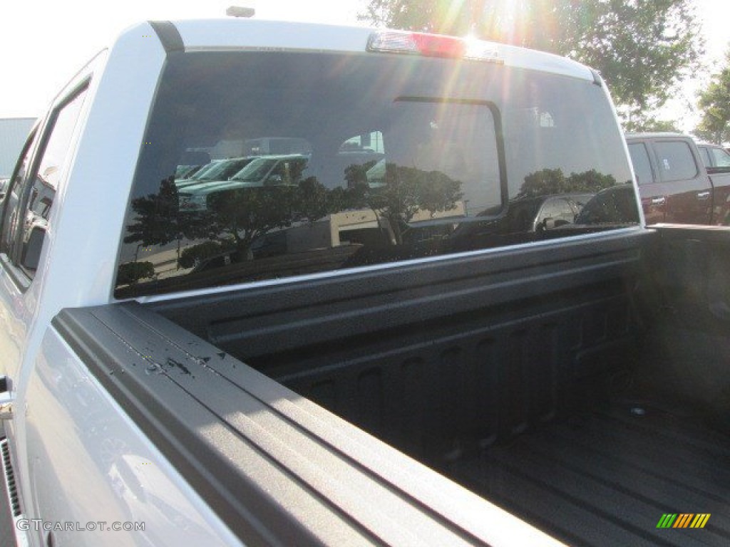 2015 F150 Lariat SuperCrew - White Platinum Tricoat / Medium Light Camel photo #11