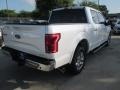 2015 White Platinum Tricoat Ford F150 Lariat SuperCrew  photo #18