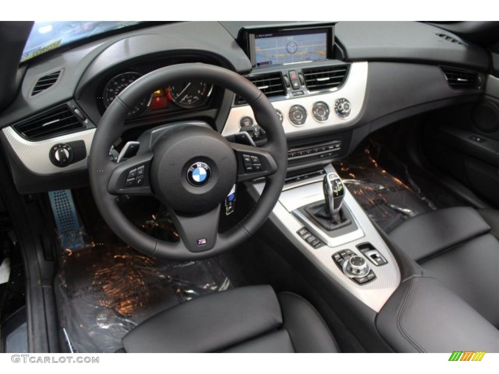 Black Interior 2016 BMW Z4 sDrive35i Photo #106133092