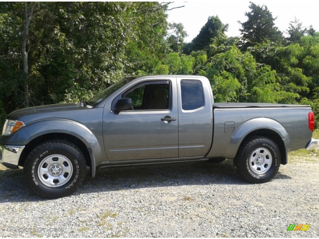 Storm Gray 2007 Nissan Frontier SE King Cab 4x4 Exterior Photo #106133164