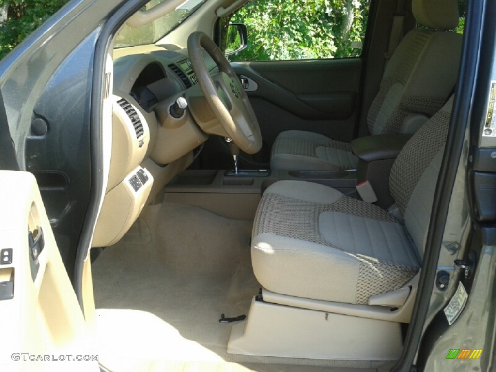 2007 Frontier SE King Cab 4x4 - Storm Gray / Desert photo #13