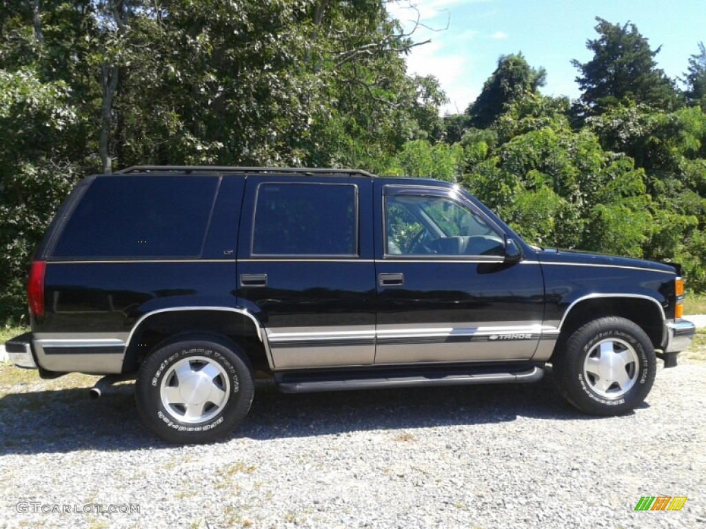 1999 Tahoe LT 4x4 - Onyx Black / Gray photo #4