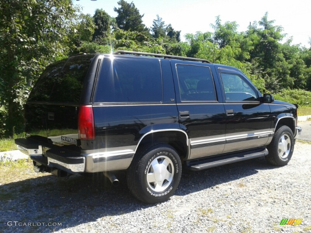 1999 Tahoe LT 4x4 - Onyx Black / Gray photo #5