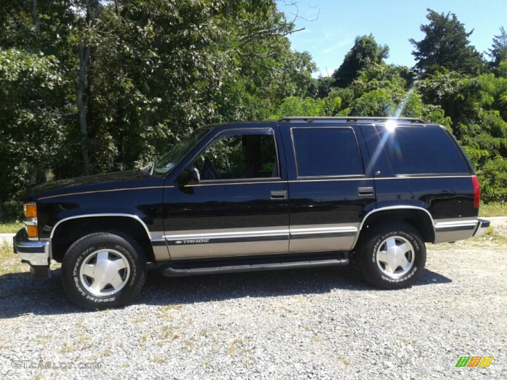 1999 Tahoe LT 4x4 - Onyx Black / Gray photo #9