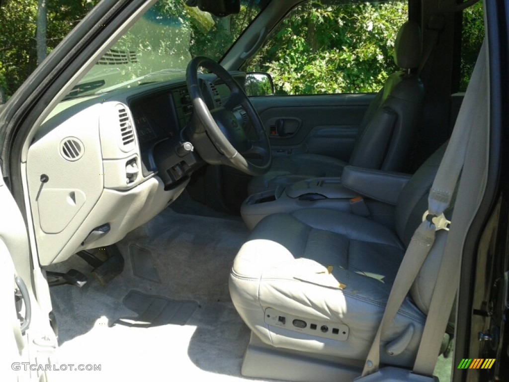 1999 Tahoe LT 4x4 - Onyx Black / Gray photo #12