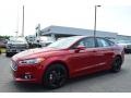 2016 Ruby Red Metallic Ford Fusion SE  photo #3