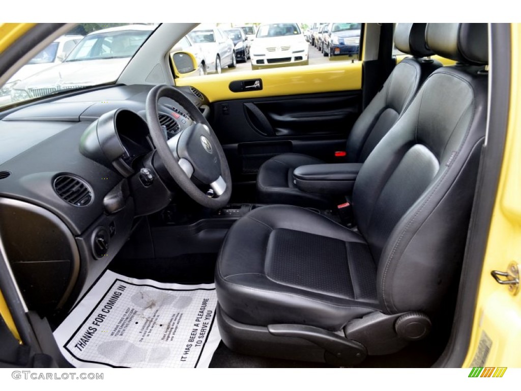 2007 New Beetle 2.5 Coupe - Sunflower Yellow / Black photo #16