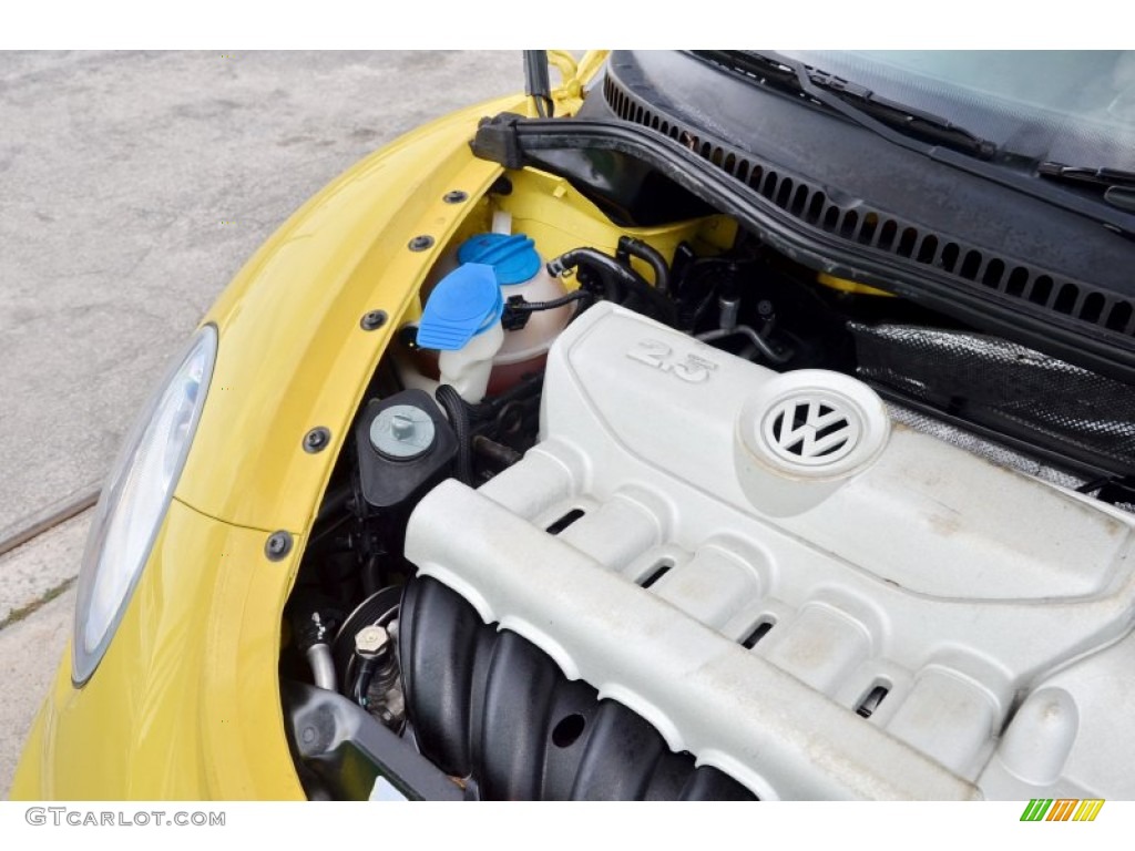 2007 New Beetle 2.5 Coupe - Sunflower Yellow / Black photo #27