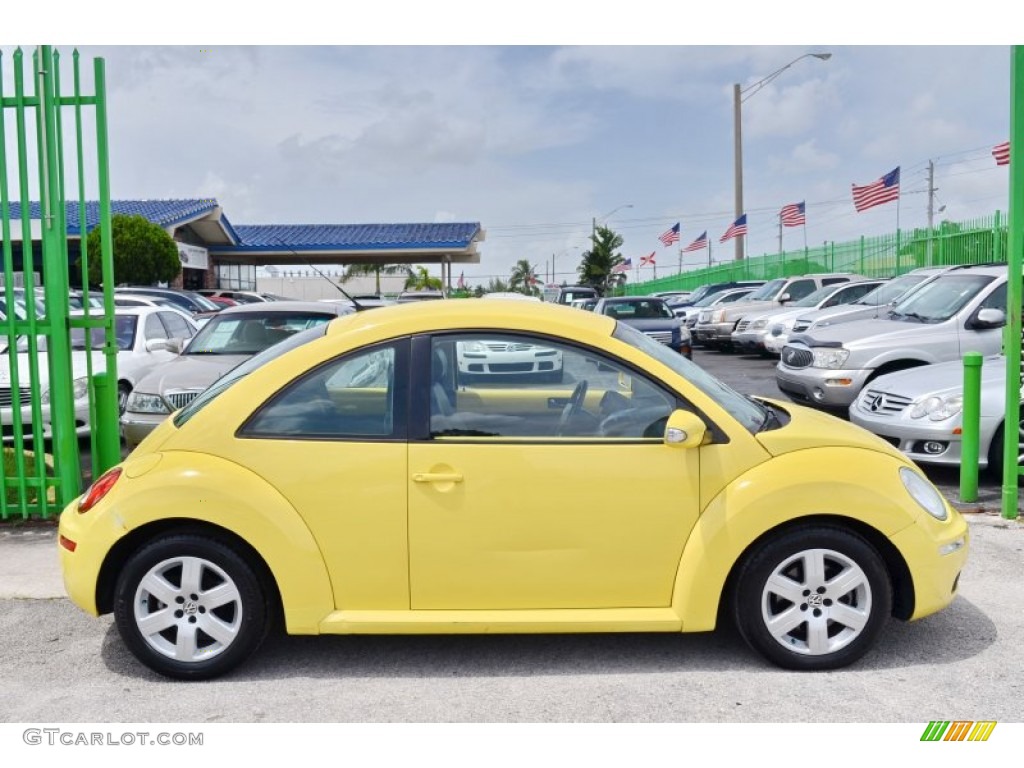 2007 New Beetle 2.5 Coupe - Sunflower Yellow / Black photo #34