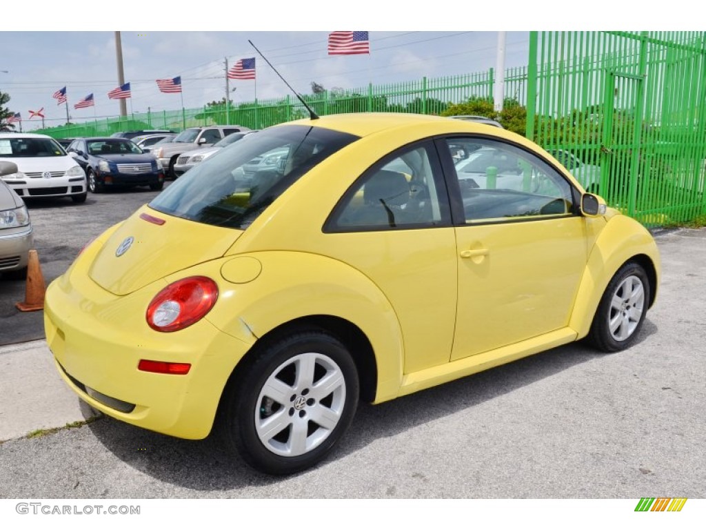 2007 New Beetle 2.5 Coupe - Sunflower Yellow / Black photo #35