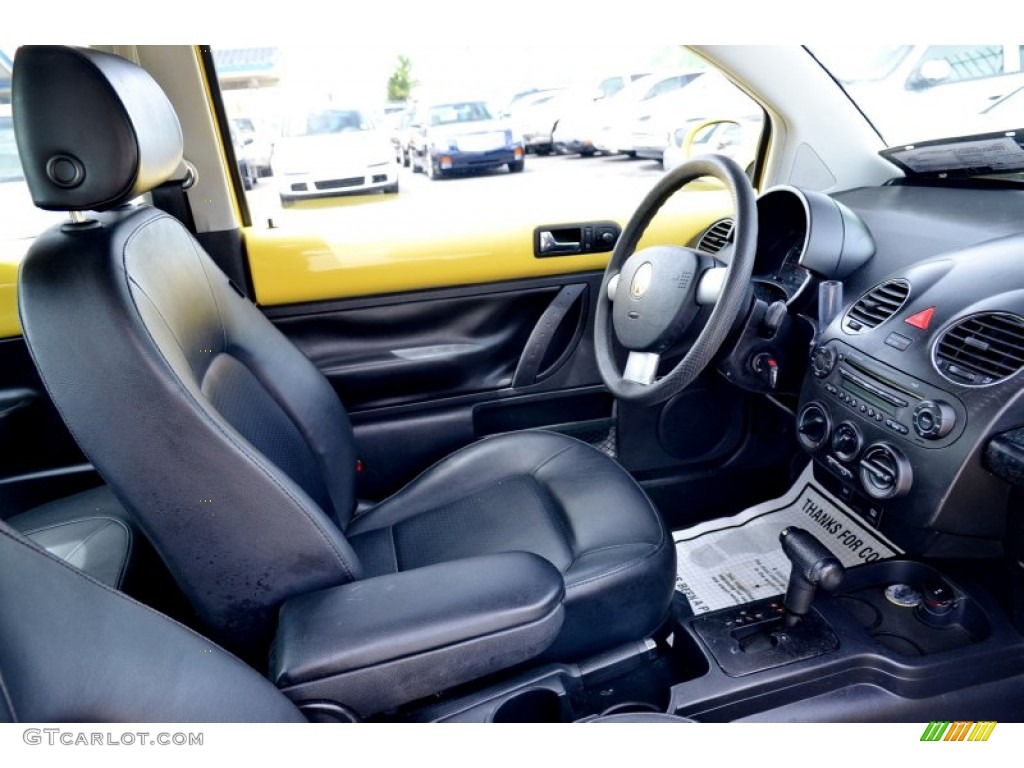 2007 New Beetle 2.5 Coupe - Sunflower Yellow / Black photo #42
