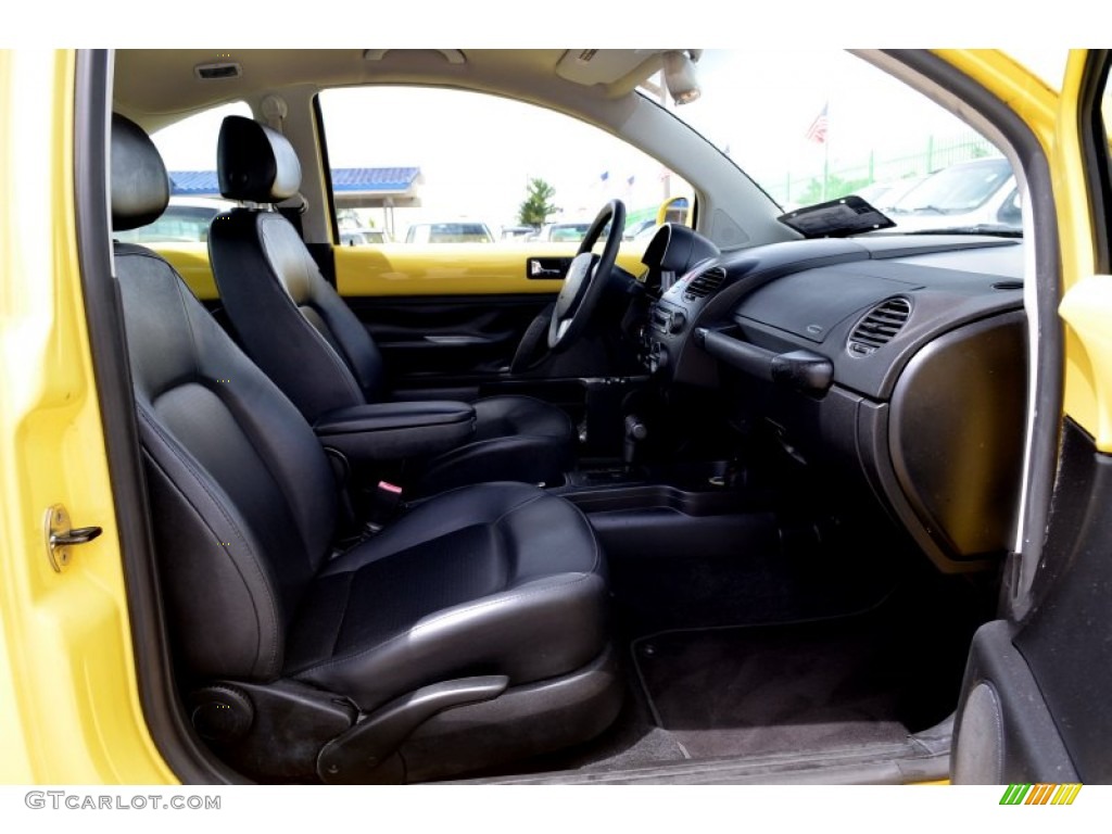 2007 New Beetle 2.5 Coupe - Sunflower Yellow / Black photo #50