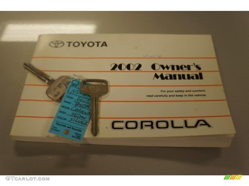 2002 Corolla LE - Sandrift Metallic / Light Charcoal photo #32