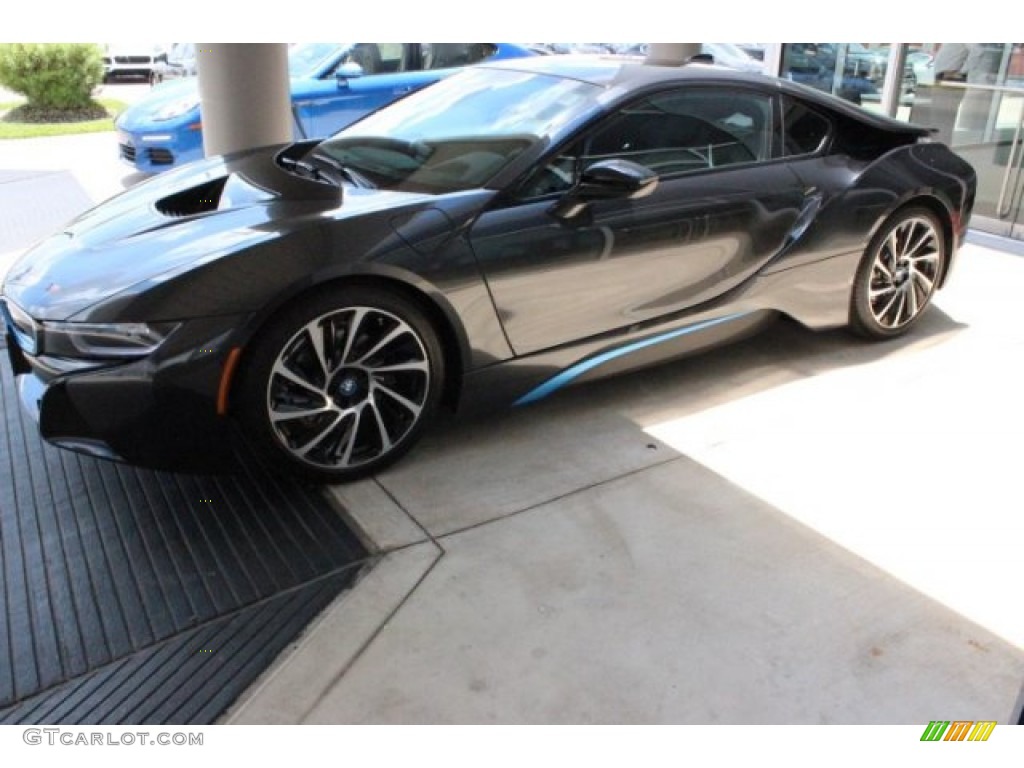 Sophisto Grey Metallic 2015 BMW i8 Giga World Exterior Photo #106141002