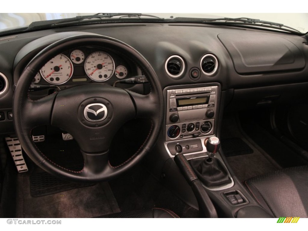 2004 MX-5 Miata MAZDASPEED Roadster - Titanium Gray Metallic / Black/Red photo #7