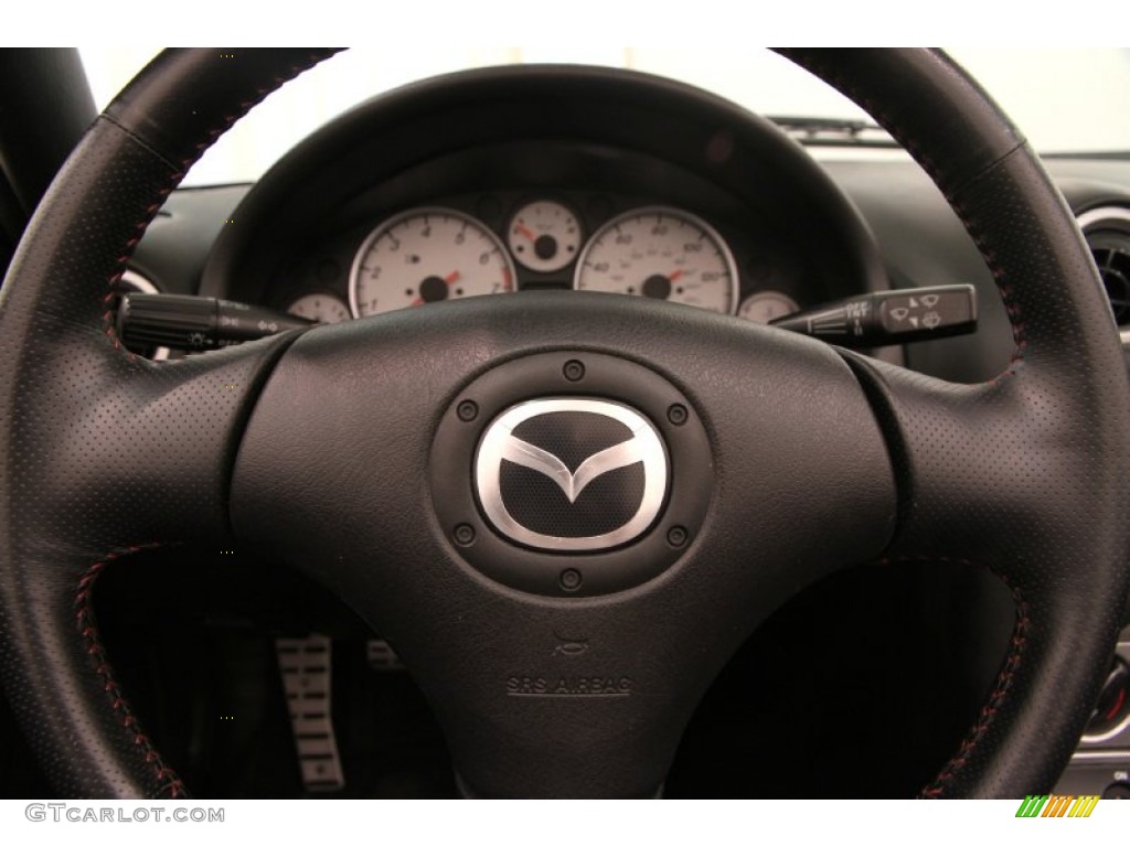 2004 MX-5 Miata MAZDASPEED Roadster - Titanium Gray Metallic / Black/Red photo #8