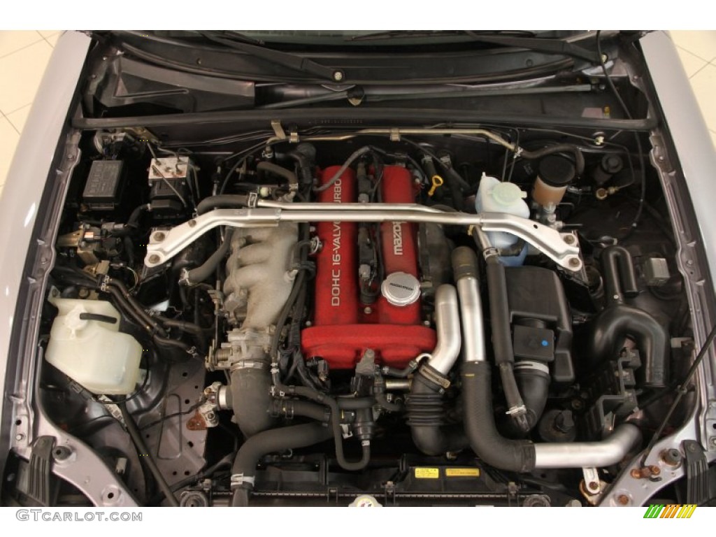 2004 MX-5 Miata MAZDASPEED Roadster - Titanium Gray Metallic / Black/Red photo #14