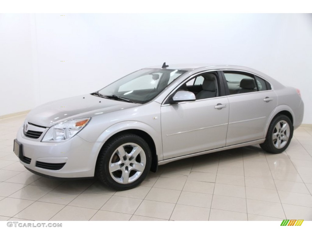 Silver Pearl 2008 Saturn Aura XE Exterior Photo #106142056