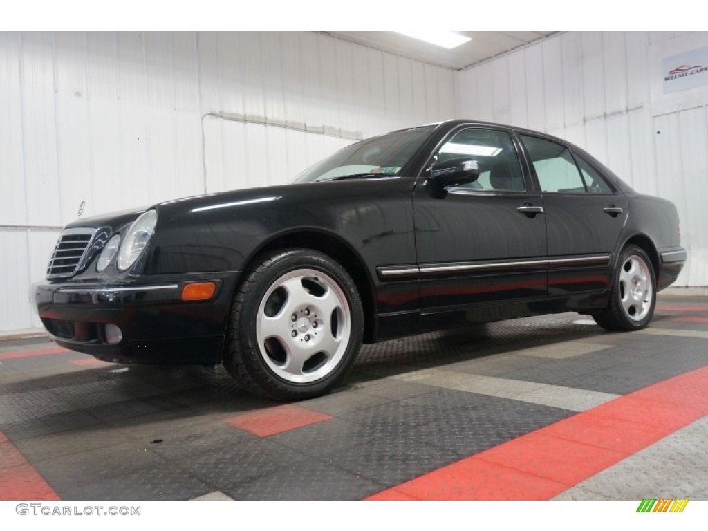 Black 2001 Mercedes-Benz E 430 4Matic Sedan Exterior Photo #106142758