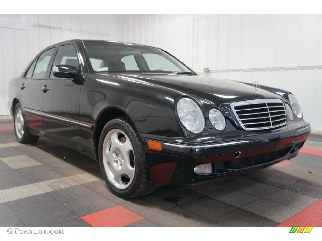 Black 2001 Mercedes-Benz E 430 4Matic Sedan Exterior Photo #106142809