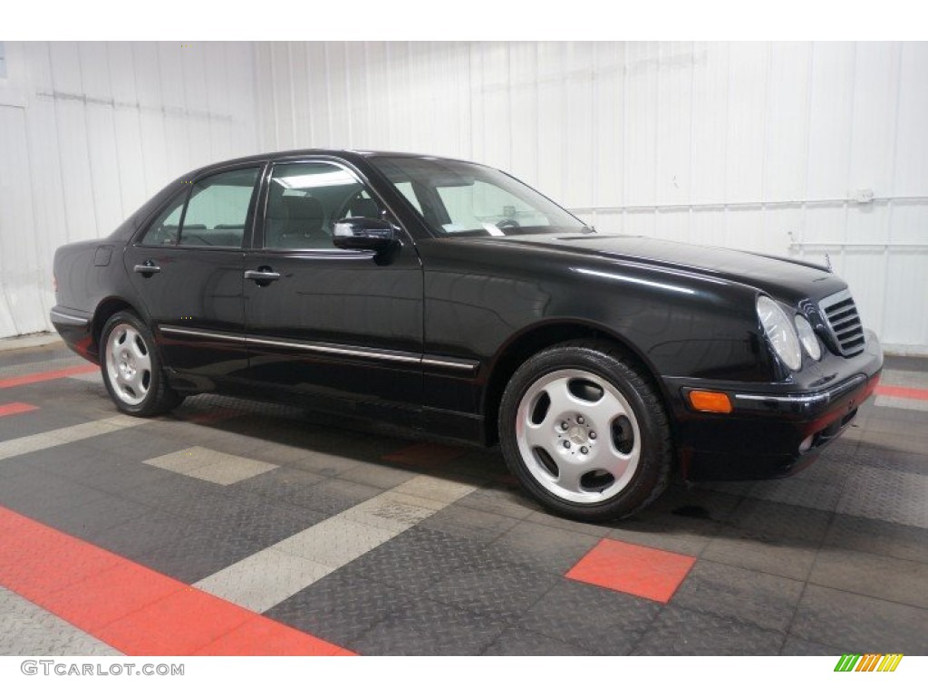 Black 2001 Mercedes-Benz E 430 4Matic Sedan Exterior Photo #106142821