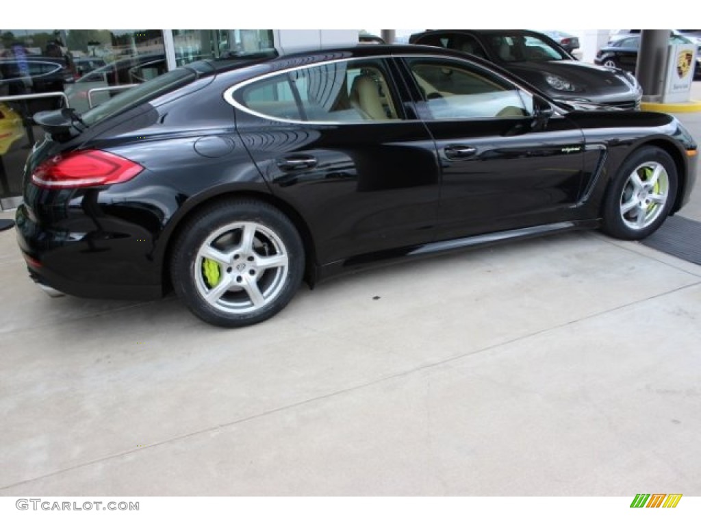 Black 2015 Porsche Panamera S E-Hybrid Exterior Photo #106143676