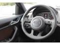 2016 Audi Q3 Chestnut Brown Interior Steering Wheel Photo