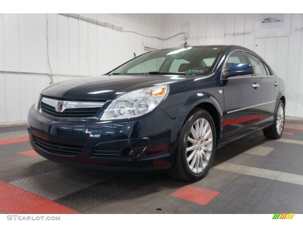 2007 Aura XR - Midnight Blue Metallic / Morocco Brown photo #3