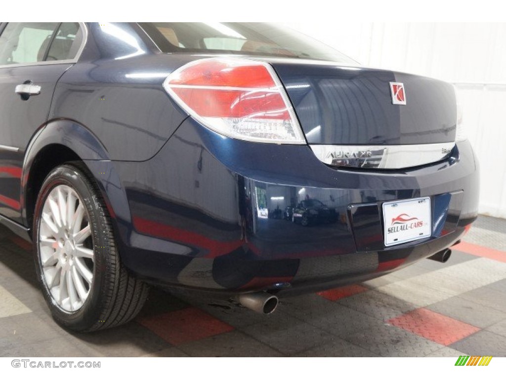 2007 Aura XR - Midnight Blue Metallic / Morocco Brown photo #50
