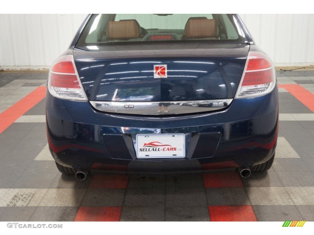 2007 Aura XR - Midnight Blue Metallic / Morocco Brown photo #52