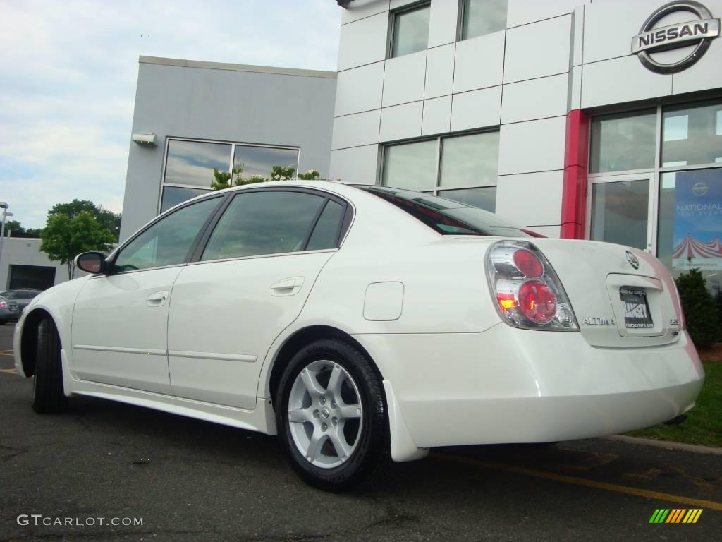 2006 Altima 2.5 S Special Edition - Satin White Pearl / Charcoal photo #6